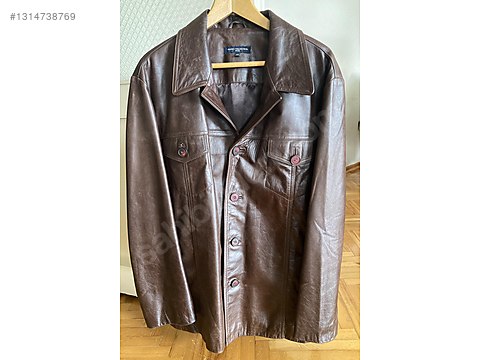 DERİ CEKET , GİYİLMEMİŞ , KUSURSUZ , MUDO, SAFARİ MODEL , XXL on