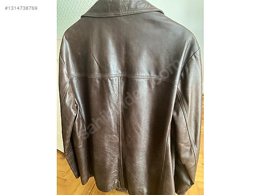 DERİ CEKET , GİYİLMEMİŞ , KUSURSUZ , MUDO, SAFARİ MODEL , XXL on