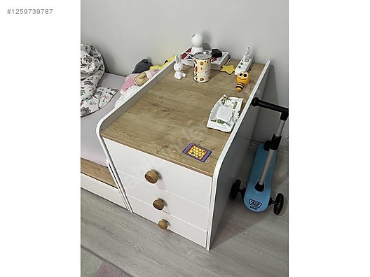 Bebek Odası Takımı / Çilek mobilya baby natura büyüyen karyola ve