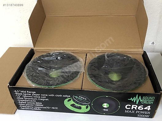 Soundcrush 16CM Midrange Sıfır on sahibinden.com - 1318740899