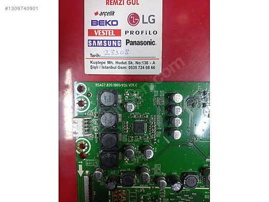 RSAG7,820.1960 ROH,VER.C.HISENSE,LTDN46T28GUK - TV Yedek Parçaları