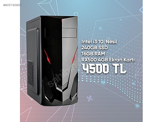 sifir gaming pc toplama masaustu