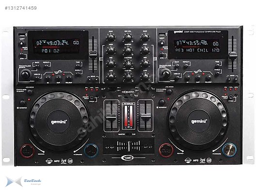 gemini CDMP-6000 DJコントローラー CD/USB対応 Gemini CDMP-6000 | Dual CD/MP3/USB Profesyonel DJ Konsolu