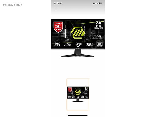 İkinci El ve Sıfır Alışveriş / Bilgisayar / Monitör / LED & LCD Monitör