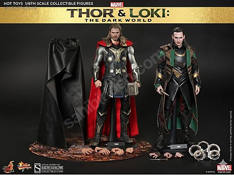 Hot Toys Thor: The Dark World Filminden Loki ve Thor Figürü on