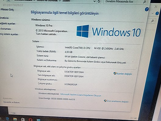 Esonic HM55MAL2 anakart + i5 M 450 işlemci + 4 gb ram - Anakart ve Tüm Masaüstü Bilgisayar Parçaları sahibinden.com'da