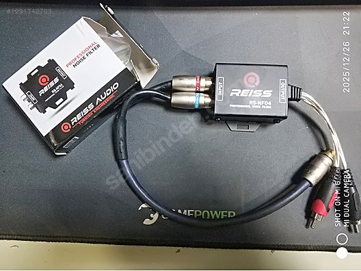 Reiss Audio RS-NF04 Parazit Kesici ve For-x RCA Y kablo sahibinden