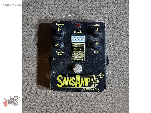 Tech 21 SA1 SansAmp Classic Pedal (1991 yapımı) - Efekt Pedalı ve