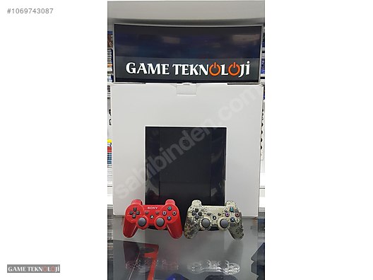 PS3 500GB S.SLİM 1KIRMIZI+1KAMUFLAJ KOL 100 OYUN GAMETEKNOLOJİ