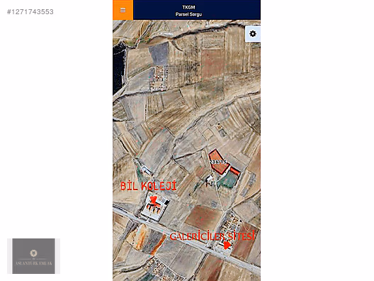 ASLANTÜRK EMLAK'TAN İNANÇ'TA 21 DÖNÜM ANA YOLA YAKIN TARLA #1271743553