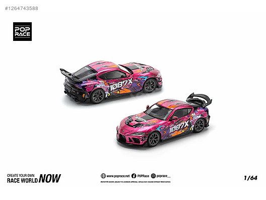 Pop Race Diecast Model 1:64 Toyota Araba - 1264743588