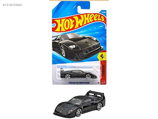 Hot Wheels Uzun kart Ferrari F40 Competizione Siyah on sahibinden