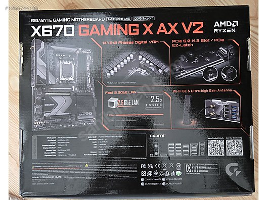 Gigabyte X670 Gaming X AX V2 AMD AM5 DDR5 ATX Anakart - Anakart ve Tüm Masaüstü Bilgisayar Parçaları sahibinden.com'da
