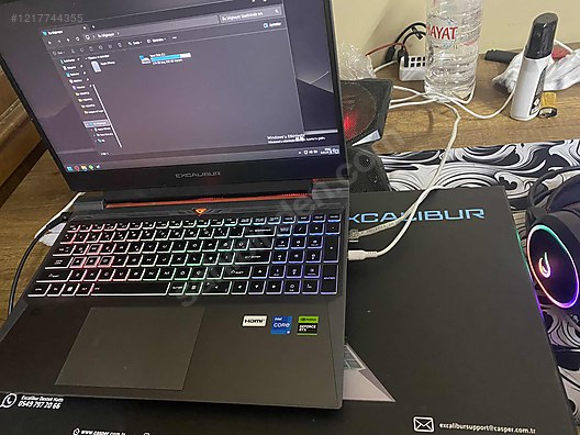 Excalibur G870 Gaming Laptop Herşeyi Tam - İlan Ve Alışverişte Ilk 