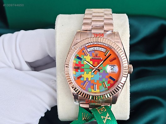 Rolex / ROLEX DAY-DATE PUZZLE&BUBBLES ROSE 40mm sahibinden.comda