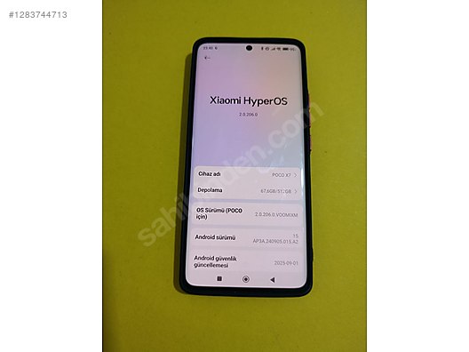 İkinci El ve Sıfır Alışveriş / Cep Telefonu & Aksesuar / Cep Telefonu / Xiaomi / Poco X7