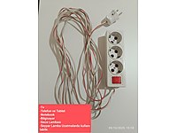 Seyyar Uzatma Kablo 3'lü #1275745172