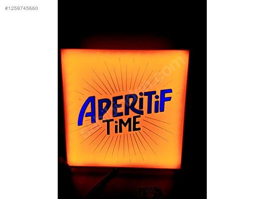 Aperitif time led ışıklı tabela - Toplu Satış ve Yapı Malzemeleri sahibinden.com'da