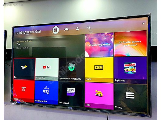 LG 140 EKRAN 4K WEBOS SMART LED TV - İkinci El LG LED & LCD TV İlanları ...