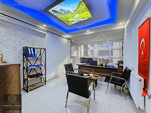 BİNGÖL AKSA EMLAK ÇARŞI MERKEZİN'de SATILIK 2+1 DAİRE/OFİS/BÜRO #1241745944
