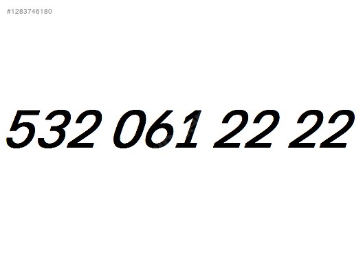 İkinci El ve Sıfır Alışveriş / Cep Telefonu & Aksesuar / Numara / Turkcell
