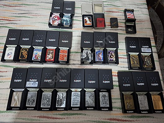ORİJİNAL ZİPPO KOLEKSİYON SATILIKTIR.İSTER TEK İSTER TOPLU