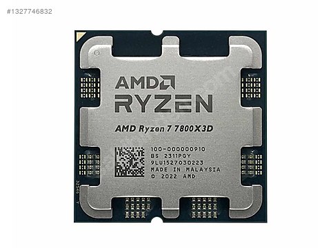 Amd Ryzen 7 7800x3d 4.2 Ghz AM5 96MB Tray İşlemci Garantili