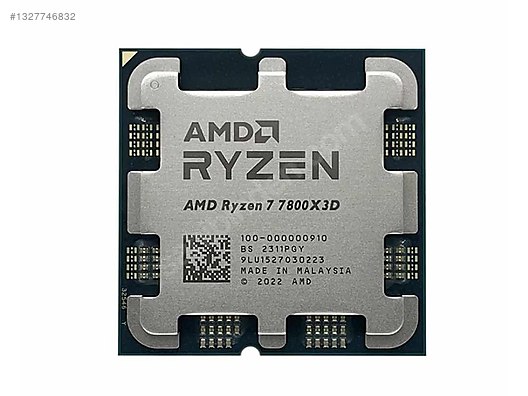 新品未開封　AMD Ryzen7 7800X3D BOX Amd Ryzen 7 7800x3d 4.2 Ghz AM5 96MB Tray İşlemci Garantili