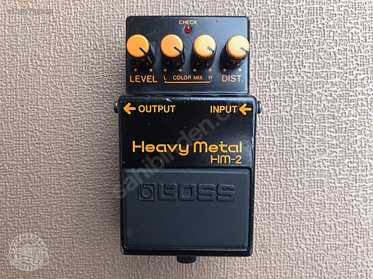 Boss HM-2 Heavy Metal 1990 Black Label - Efekt Pedalı ve Diğer