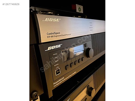 Bose PowerMatch PM8500N configurable amps + Bose esp-880