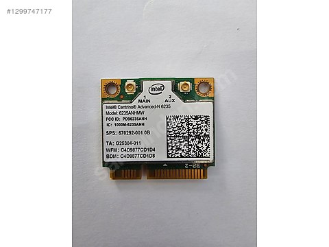 Intel Centrino Advanced-N 6235 6235ANHMW 0188 sahibinden.comda - 1299747177