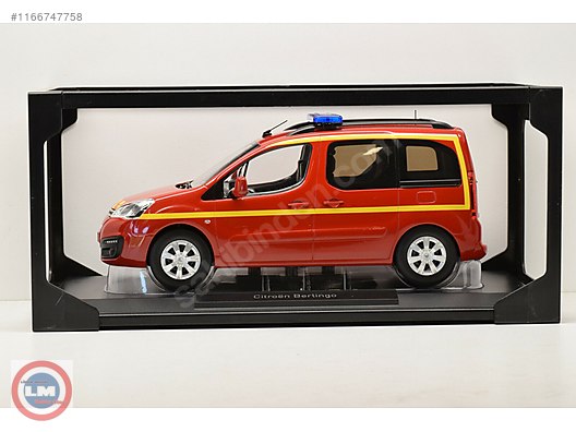 Voiture Miniature Citroën Berlingo Pompiers 2017 - Échelle 1/18, Métal, Collection Norev