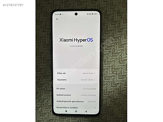 İkinci El ve Sıfır Alışveriş / Cep Telefonu & Aksesuar / Cep Telefonu / Xiaomi / 12 Lite