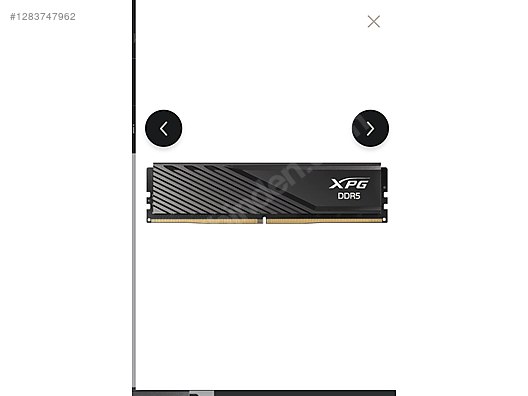 İkinci El ve Sıfır Alışveriş / Bilgisayar / Masaüstü / Donanım / RAM Bellek