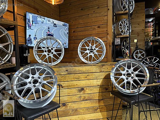 ORIGINAL BBS RX258 17 İNÇ 5x110.112 KUSURSUZ JANT TAKIMI on