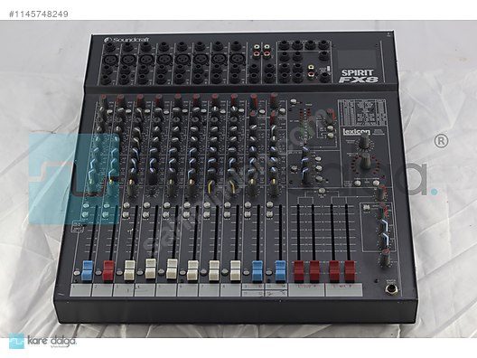 Soundcraft Spirit FX8 Analog Mikser at sahibinden.com - 1145748249