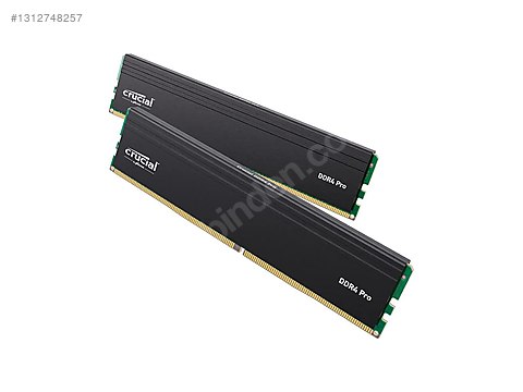 Crucial 32GB (2x16GB) Pro DDR4 3200MHz CL22 1.2V PC Ram sahibinden