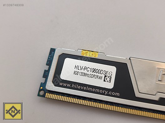 HI-LEVEL 8 GB DDR3 PC3-10600 1333 MHZ CL9 MASAÜSTÜ PC RAM BELLEK