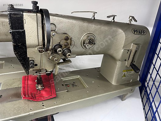 Pfaff 1246 Efsane Kasa Çift Papuç Çift İğne Deri Dikiş Makinası on