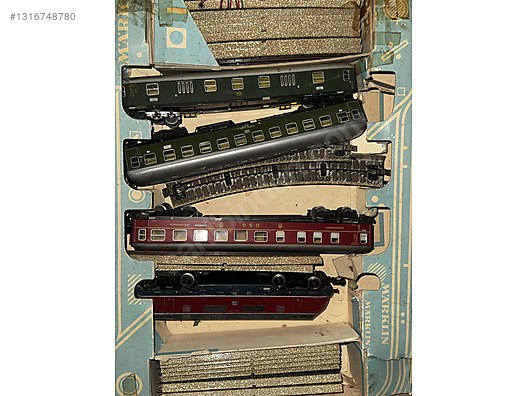 Märklin Antika Tren Seti - Koleksiyonluk HO Scale (Metal Raylı) on