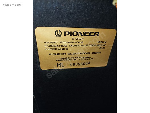 Pioneer DC-Z94 Müzik Seti on sahibinden.com - 1268748891