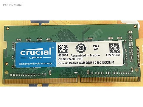 Notebook Ram Cb8gs2400 Crucial 8GBx2 DDR4-2400 LAPTOP RAM Closed