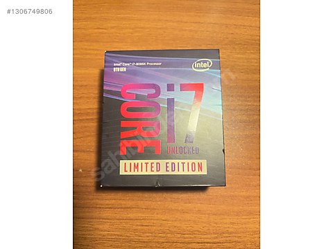 islemci intel core İ7 8086 LIMITIED EDITION sahibinden.comda