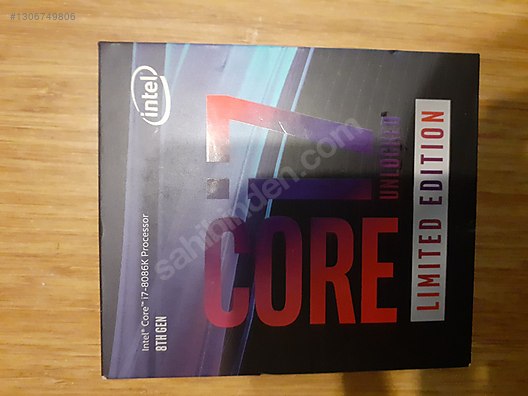 islemci intel core İ7 8086 LIMITIED EDITION sahibinden.comda