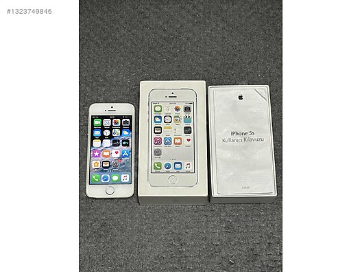 Apple / iPhone 5S / KUTULU TÜM ÖZELLİKLERİ AKTİF TR 5S 16GB on