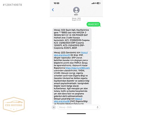 Vasıta / Otomobil / Mazda / 3 / 1.5 SkyActive-G / Power