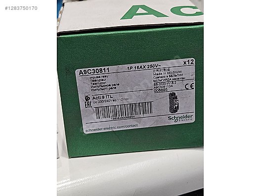SCHNEİDER DARBE AKIM ROLESİ A9C30811 - Sigorta ve Yapı Malzemeleri sahibinden.com'da