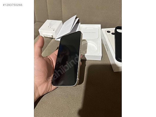 Apple / iPhone 13 / APPLE İPHONE 13 256GB BEYAZ RENK TEKNOSA ALDIM