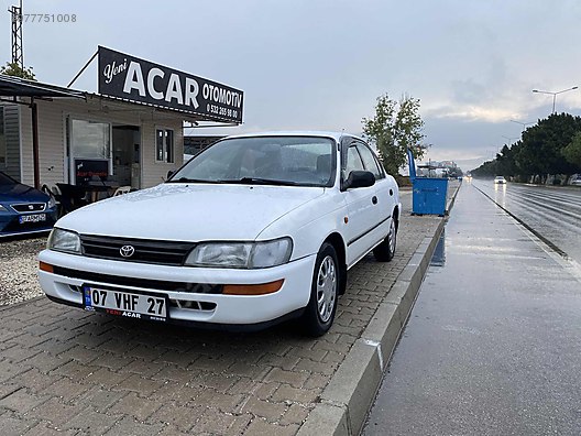 toyota corolla 1 6 gli yeni acar dan gli beyaz guvercin klimali sahibinden comda 977751008