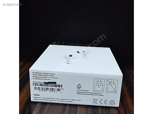 Apple AirPods (4. Nesil) Kulak İçi Bluetooth Kulaklık